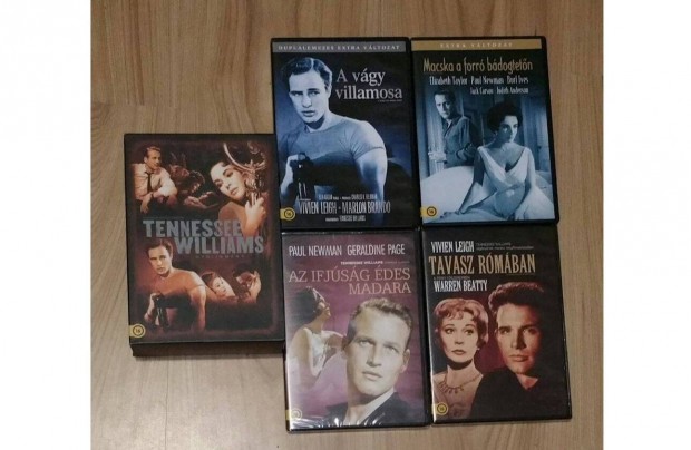 j Tennessee Williams DVD film gyjtemny Dszdobozban! Kivl ajndk