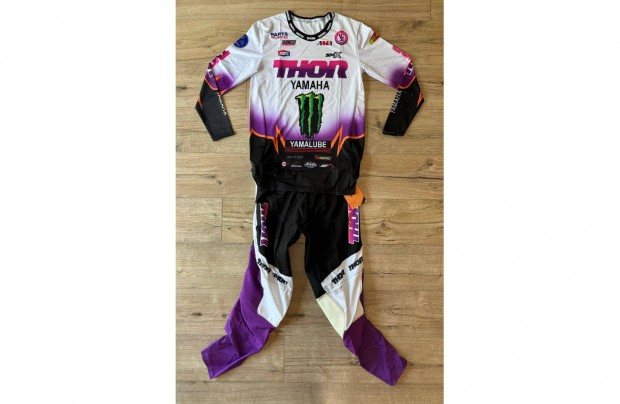Új Thor MX Monster Energy Yamaha mx, cross ruhaszett, mez, nadrág 34/L