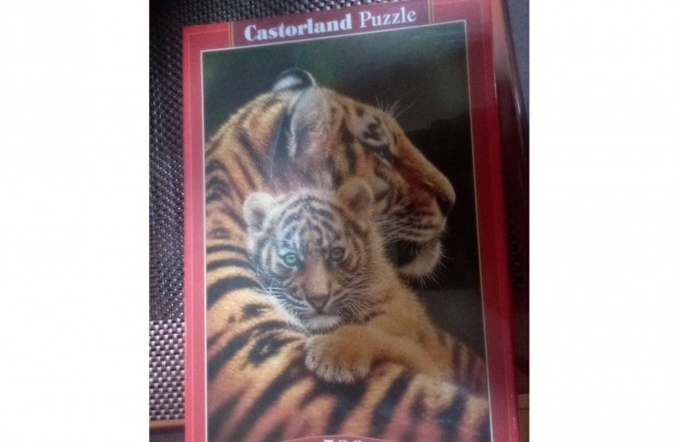 Új Tigris kép kiraló puzzle 500db ajádéknak is