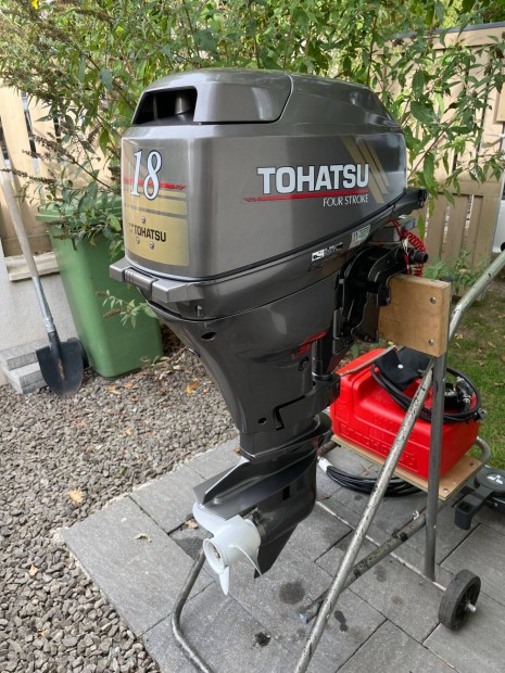 Új Tohatsu MFS 18 távkaros, önindítós négyütemű csónakmotor kedvező ár