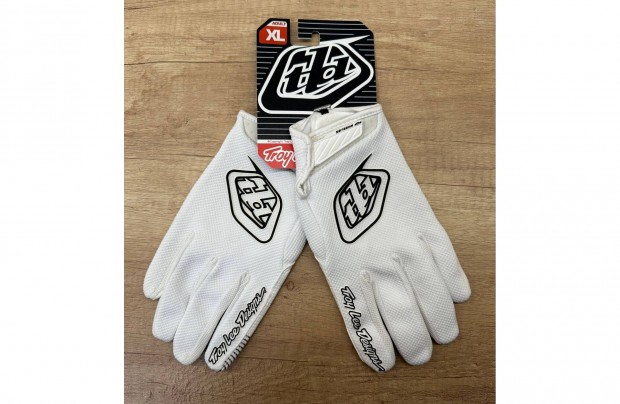 Új Troy Lee Designs Air fehér enduro, mx, cross kesztyű (XL)