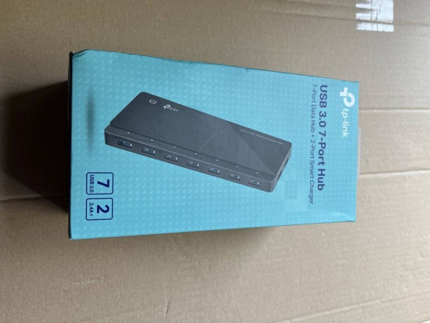 Új USB 3.0 7-Port elosztó 2 port töltő TP-Link