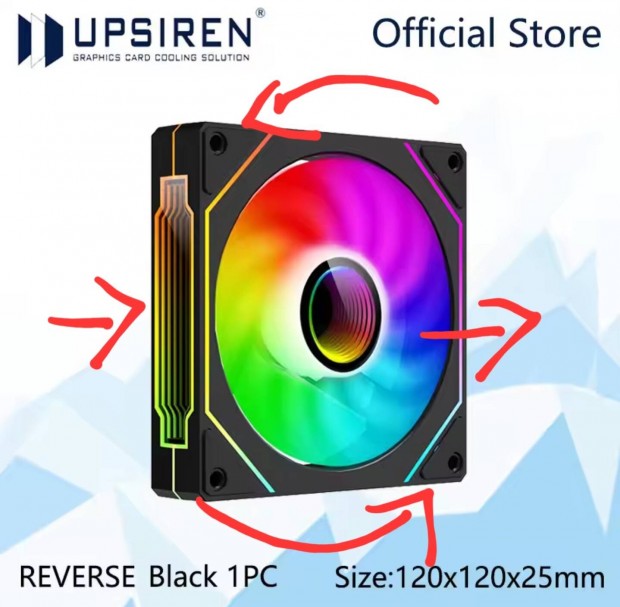 j Upsiren UF-1 Prism 4 Pro szmtgp ventilltor