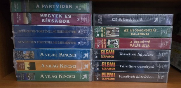 j VHS kazettk:ismeretterjeszt,termszetfilmek-Readers Digest 