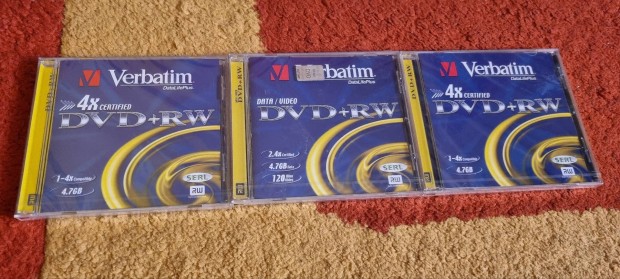 j Verbatim DVD+RW lemez 