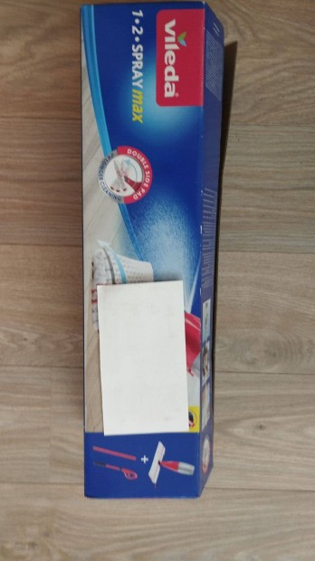 Új Vileda 1-2 Spray Max lapos felmosó + pót felmosófej