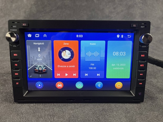 Új Volkswagen Golf 4 Bora Android Navigációs multimédia 2+32GB Carplay