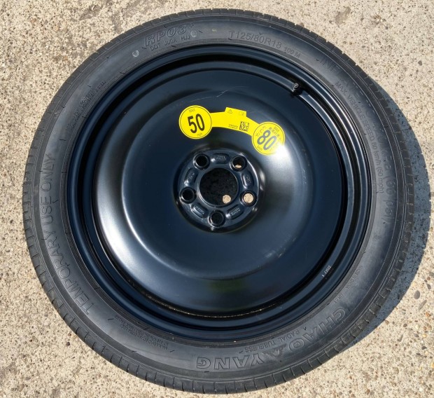 Új Volvo XC60 XC90 5x108 18 mankókerék 125/80R18 pótkerék 31362275