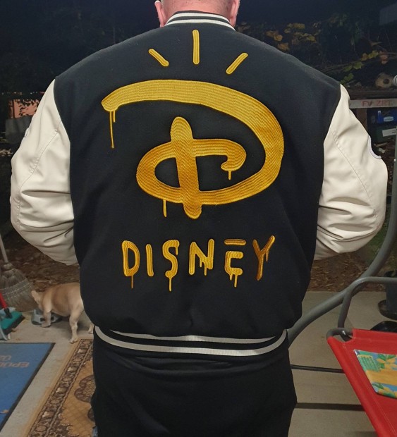 j XXL Disney 100 limitlt varsity baseball bomber dzseki kabt