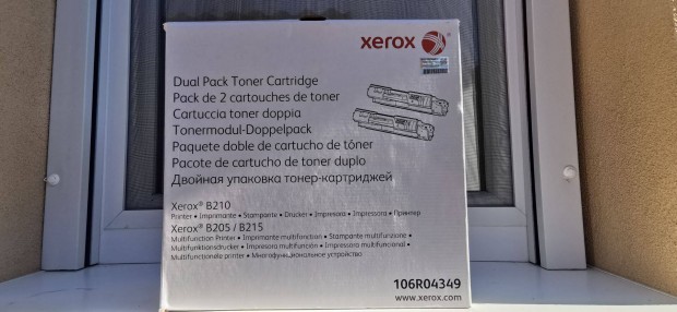 j Xerox B205,210,215 2 tonert tartalmaz eredeti duplapack elad