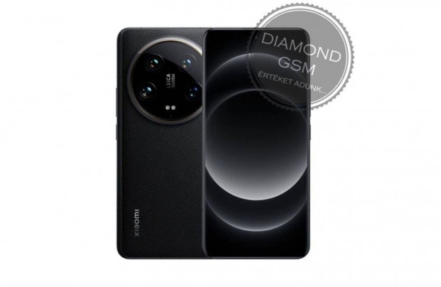 Új Xiaomi 14 Ultra 5G 512GB 16GB Dual, Fekete színben,