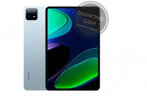 j Xiaomi Pad 6 128GB 6GB, Kk sznben, gyri dobozban,