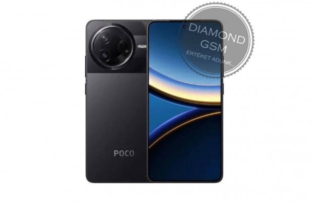 Új Xiaomi Poco F7 Pro 256GB 12GB Dual, Fekete színben, gyári
