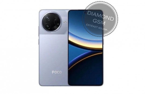 Új Xiaomi Poco F7 Pro 256GB 12GB Dual, Kék színben, gyári