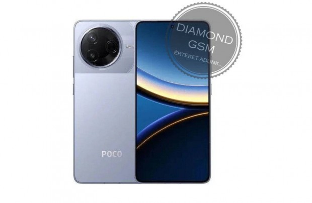 Új Xiaomi Poco F7 Pro 256GB 12GB Dual, Kék színben, gyári