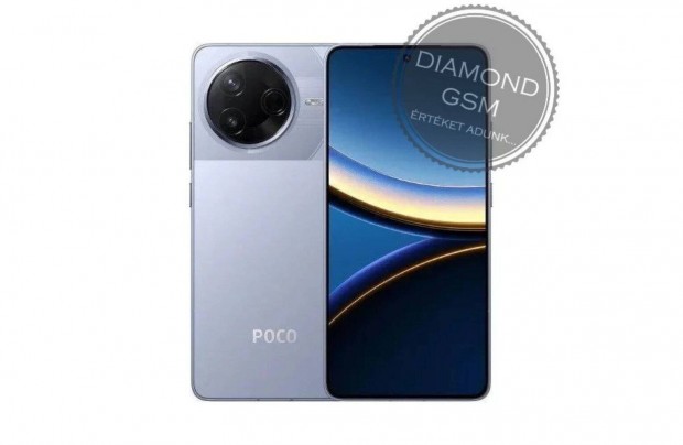 Új Xiaomi Poco F7 Pro 256GB 12GB Dual, Kék színben, gyári