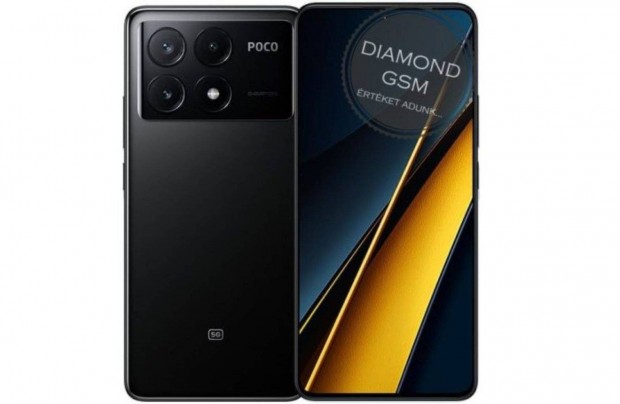 j Xiaomi Poco X6 Pro 5G 512GB 12GB Dual, Fekete sznben,