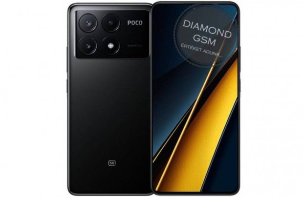 j Xiaomi Poco X6 Pro 5G 512GB 12GB Dual, Fekete sznben,