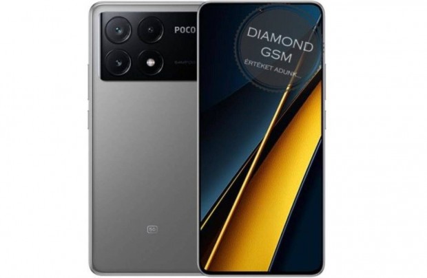 j Xiaomi Poco X6 Pro 5G 512GB 12GB Dual, Szrke sznben