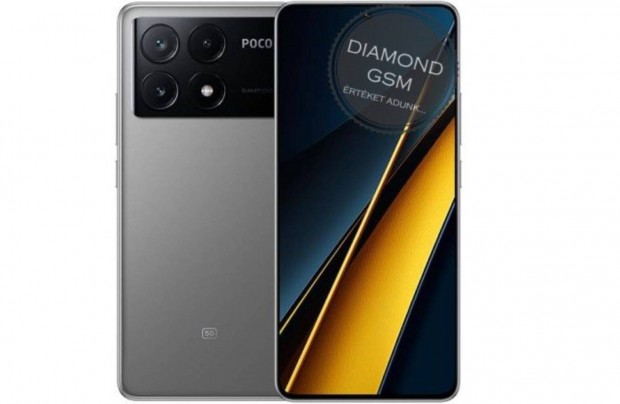 j Xiaomi Poco X6 Pro 5G 512GB 12GB Dual, Szrke sznben,