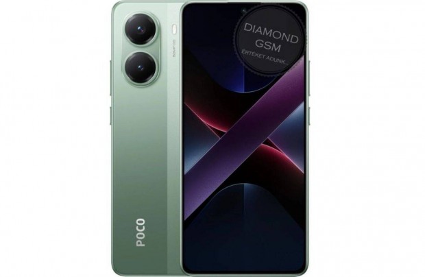Új Xiaomi Poco X7 Pro 5G 512GB 12GB Dual, Zöld színben,