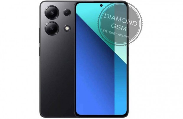 j Xiaomi Redmi Note 13 4G 128GB 6GB Dual, Fekete sznben,