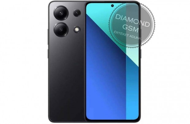 j Xiaomi Redmi Note 13 4G 128GB 6GB Dual, Fekete sznben,