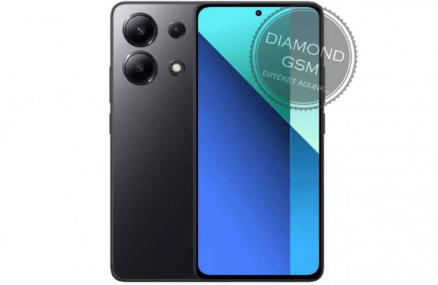 j Xiaomi Redmi Note 13 4G 128GB 6GB Dual, Fekete sznben,