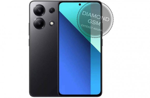 j Xiaomi Redmi Note 13 4G 128GB 8GB Dual, Fekete sznben