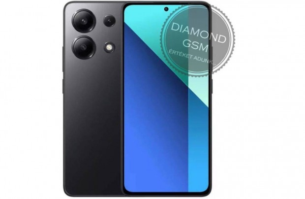 j Xiaomi Redmi Note 13 4G 256GB 8GB Dual, Fekete sznben,