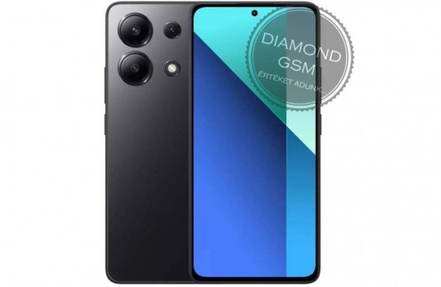 j Xiaomi Redmi Note 13 4G 256GB 8GB Dual, Fekete sznben,