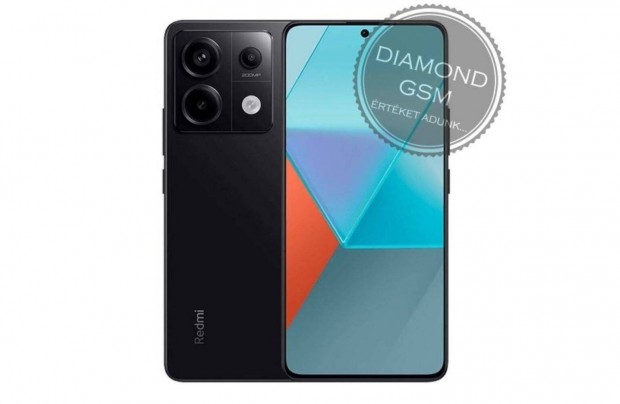 j Xiaomi Redmi Note 13 Pro 5G 256GB 8GB Dual, Fekete sznben,