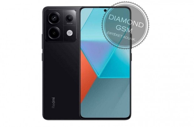 j Xiaomi Redmi Note 13 Pro 5G 512GB 12GB Dual, Fekete