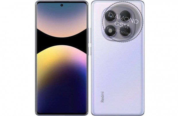 Új Xiaomi Redmi Note 14 Pro 5G 512GB 12GB Dual, Levendula Lila színben