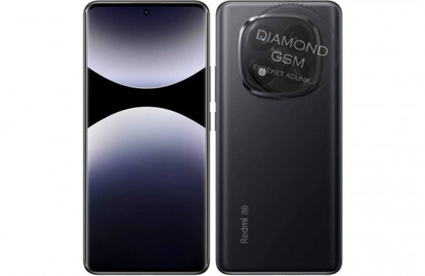 Új Xiaomi Redmi Note 14 Pro+ 5G 256GB 8GB Dual, Fekete