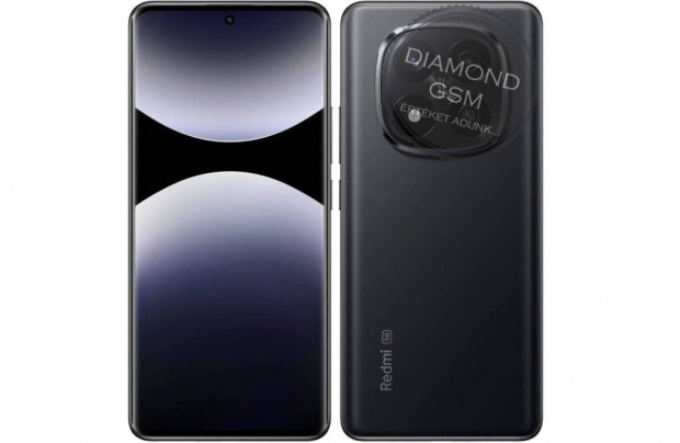 Új Xiaomi Redmi Note 14 Pro+ 5G 512GB 12GB Dual, Fekete