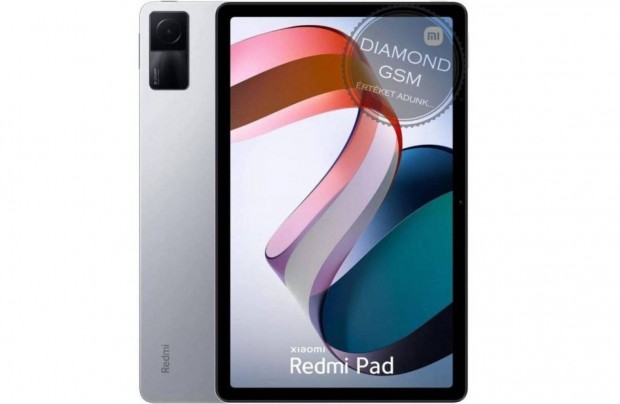 j Xiaomi Redmi Pad 64GB 3GB, Ezst sznben, gyri