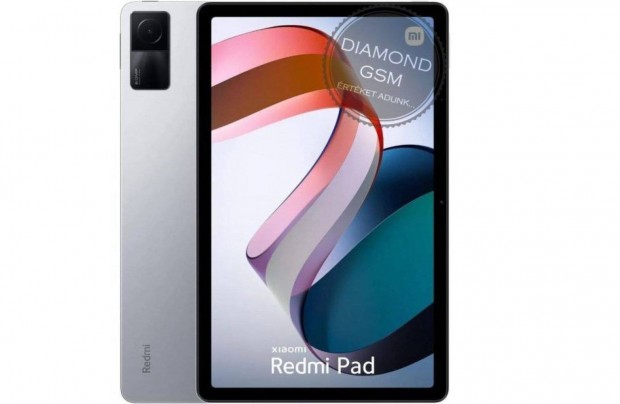 j Xiaomi Redmi Pad 64GB 3GB, Ezst sznben, gyri