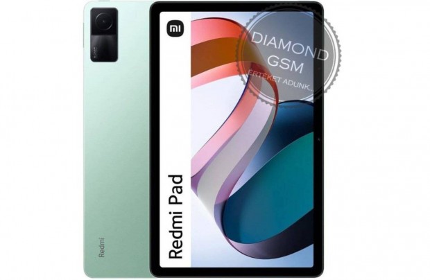 j Xiaomi Redmi Pad 64GB 3GB, Zld sznben, gyri dobozban,