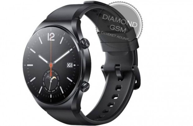 Új Xiaomi Watch S1 , Fekete színben, gyári dobozában,