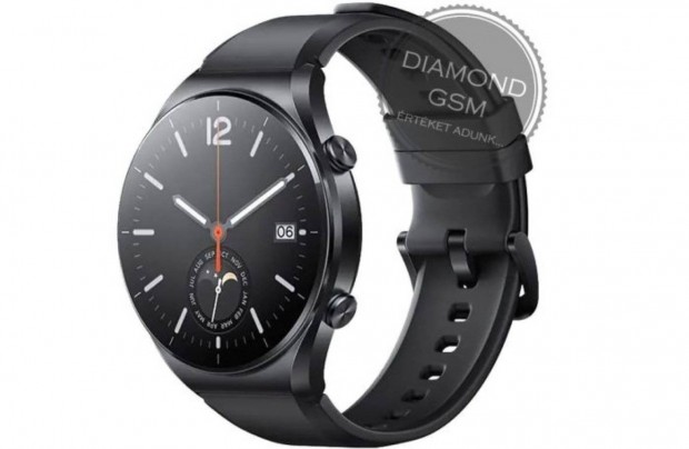 j Xiaomi Watch S1 , Fekete sznben, gyri dobozban,