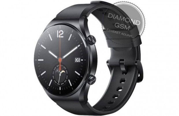 j Xiaomi Watch S1 , Fekete sznben, gyri dobozban,