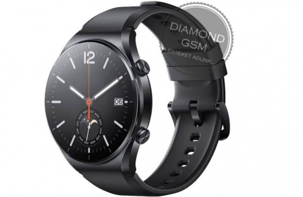 j Xiaomi Watch S1 , Fekete sznben, gyri dobozban,