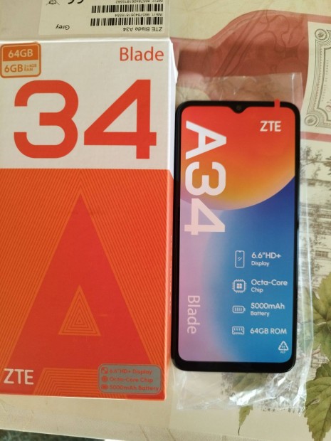 j ZTE Blade A34 fggetlen okostelefon elad