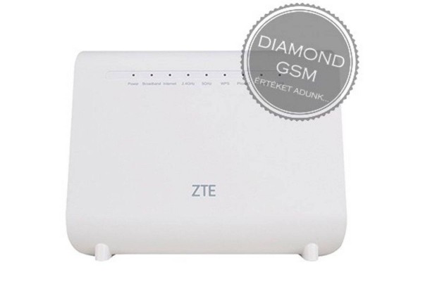 Új ZTE H288A Home Gateway Modem, Fehér színben, gyári