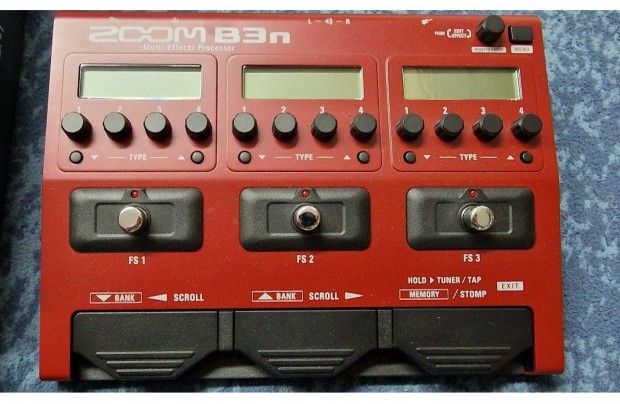 j Zoom B3n Basszusgitr multieffekt effektprocesszor