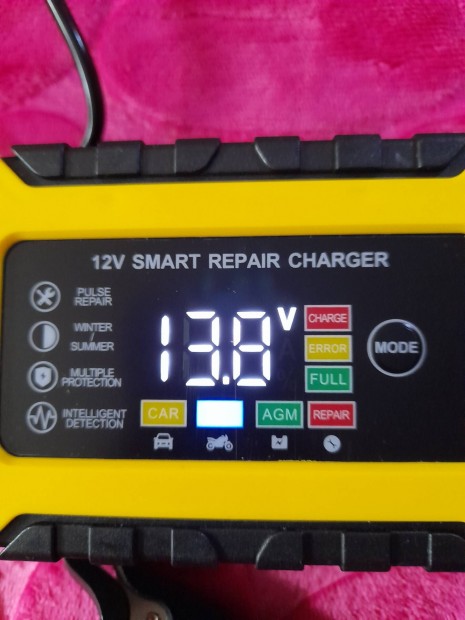 j, 12V-os, 6A-es akkumultor tlt.