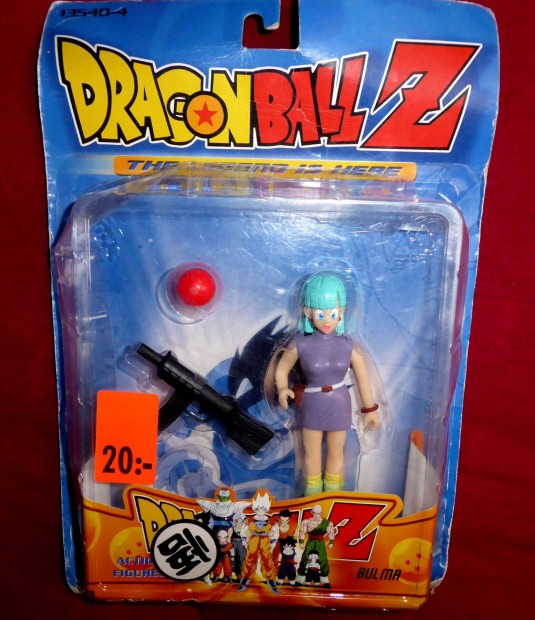 j, 1989 -es bontaltan dobozos Dragon ball Z Bulma akci figura