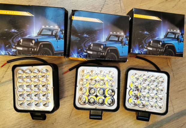 Új, 2 db Dzx LED-es munkalámpa-ködlámpa ( 48W-os )