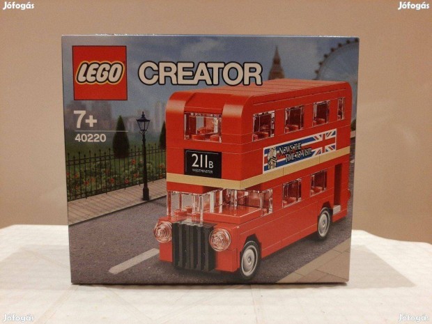 j! 40220 Lego Creator London Bus vrosi busz bontatlan sw city busz
